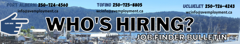 Job Listings for Ucluelet Alberni Valley Employment Centre